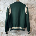 Saint Laurent Teddy Forest Green Varsity Jacket Sz XXL (54)