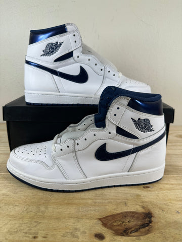 Air Jordan 1 High Metallic Navy Sz 10.5 DS