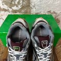 Bottega Veneta Burgundy Silver Orbit Sneaker Sz 8 (41) DS