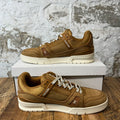 Louis Vuitton Brown Leather Trainer Sneaker Sz 10.5 (9LV)