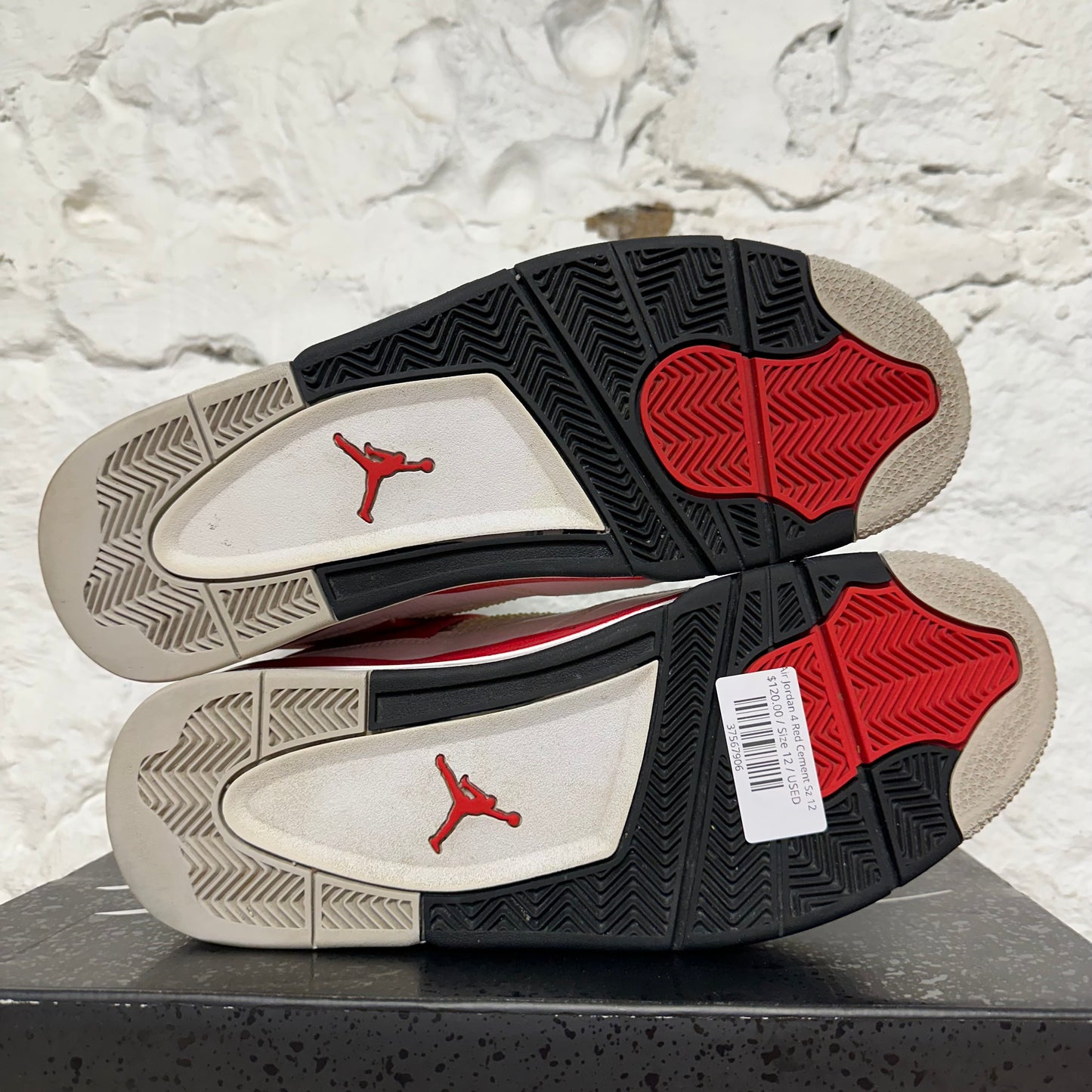 Air Jordan 4 Red Cement Sz 12