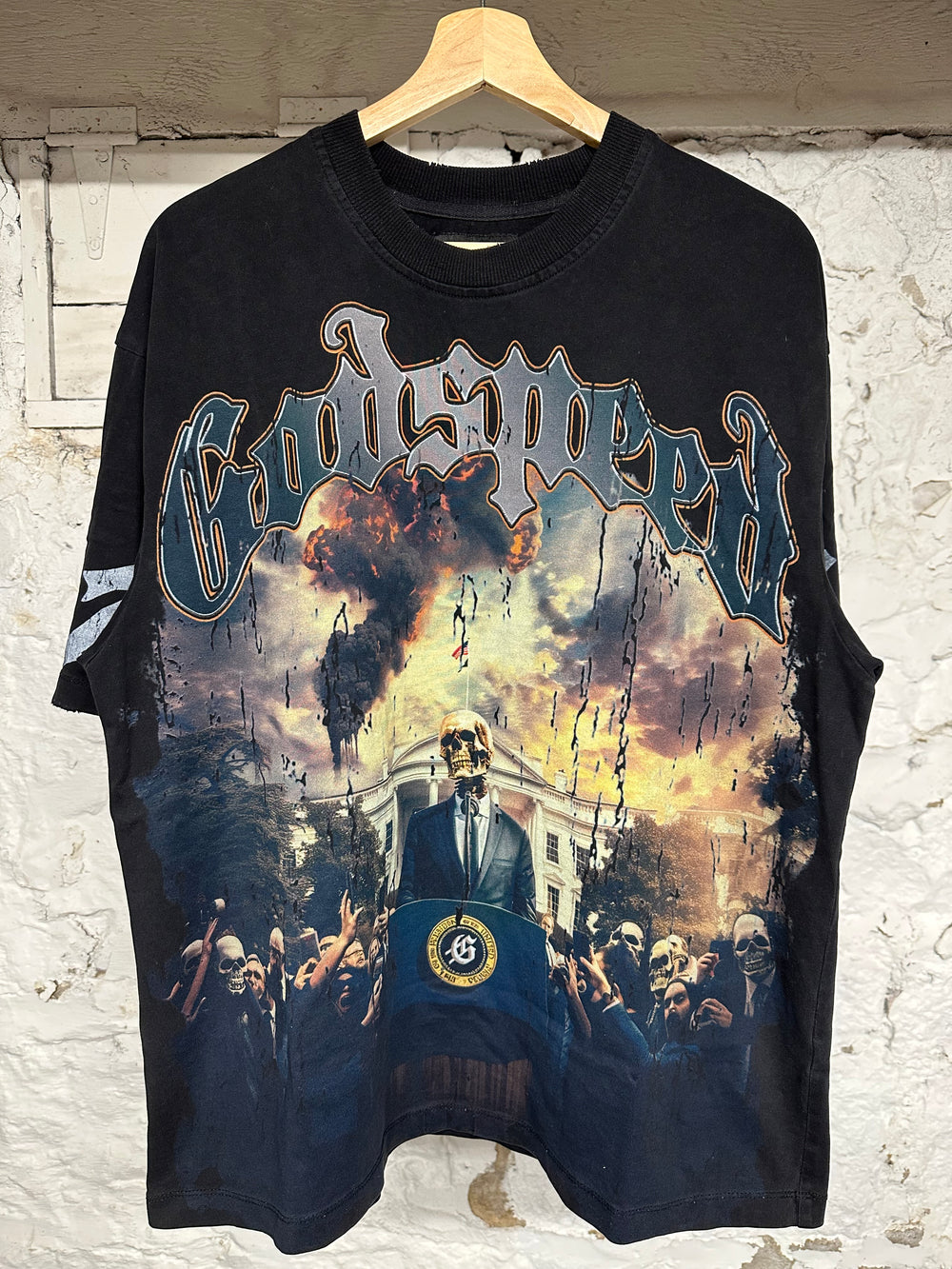 Godspeed President Black T-Shirt Sz S