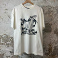 Louis Vuitton Bird Print White T-Shirt Sz M