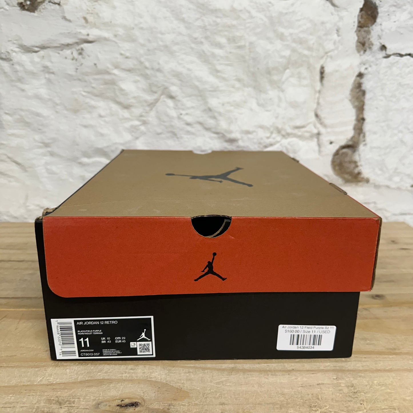 Air Jordan 12 Field Purple Sz 11