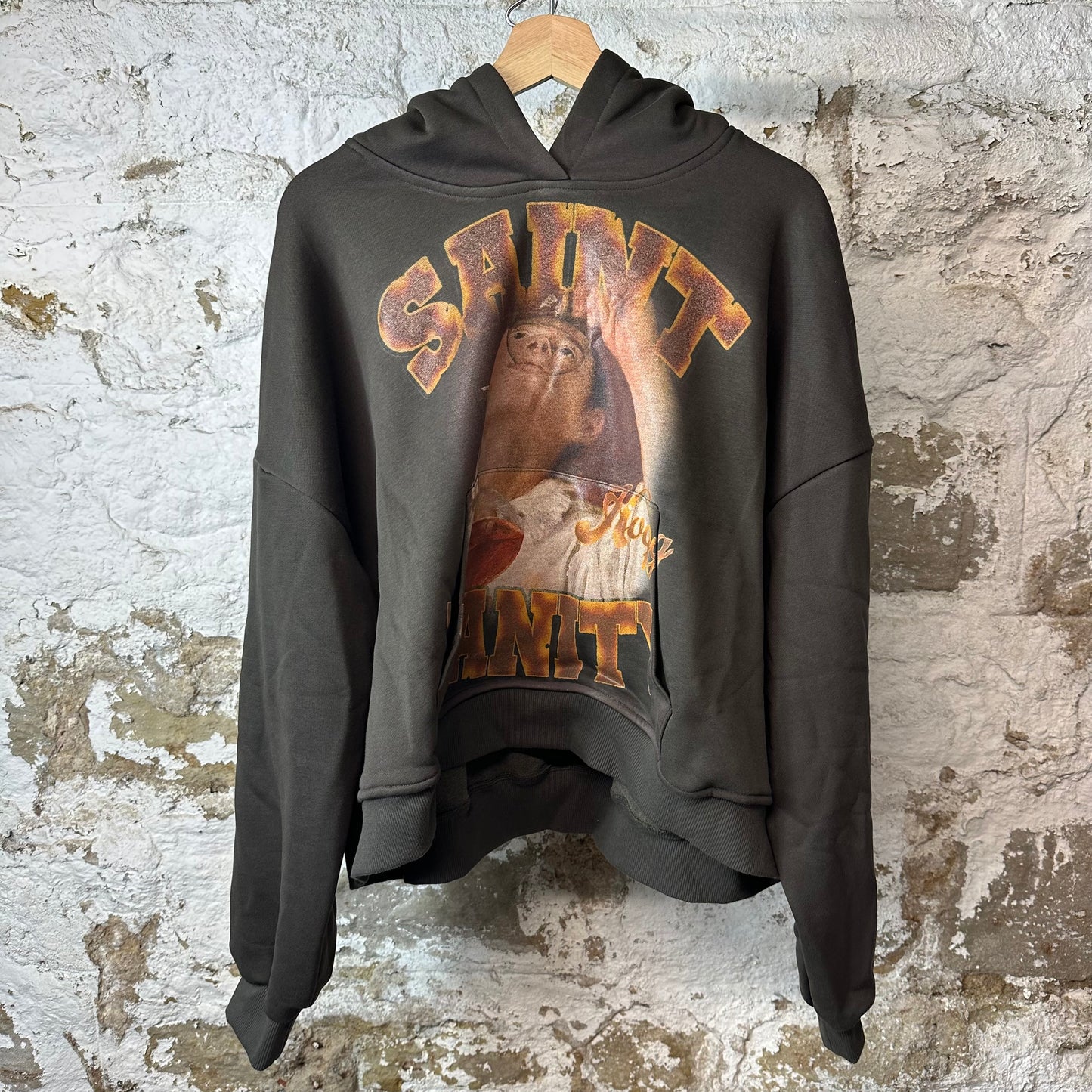 Saint Vanity Hourglass Brown Hoodie