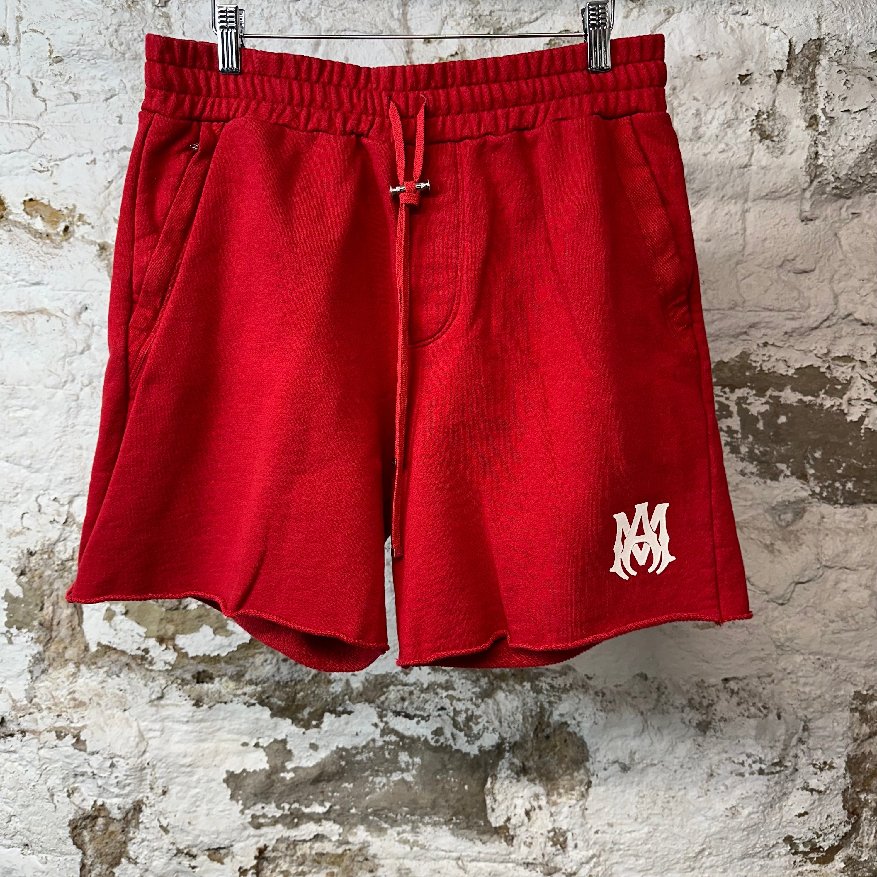 Amiri White AM Red Shorts Sz L