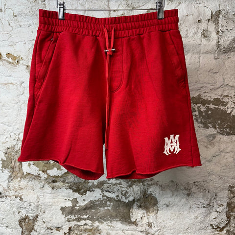 Amiri White AM Red Shorts Sz L