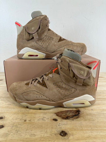 Air Jordan 6 Travis Scott British Khaki Sz 10.5