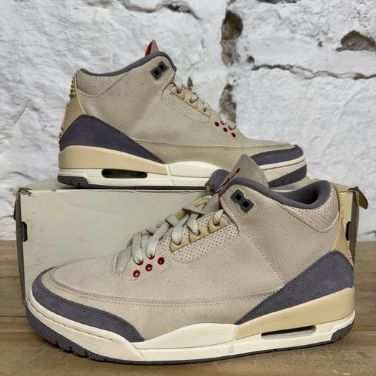 Air Jordan 3 Muslin Sz 9