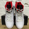 Air Jordan 5 Fire Red Black Tongue (2025) Sz 9