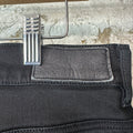 Amiri Plain Black Denim Jeans Sz 36