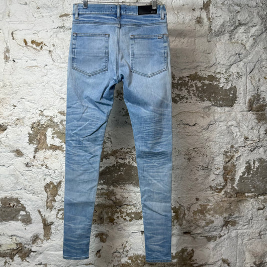 Amiri Plain Light Blue Denim Jeans Sz 29