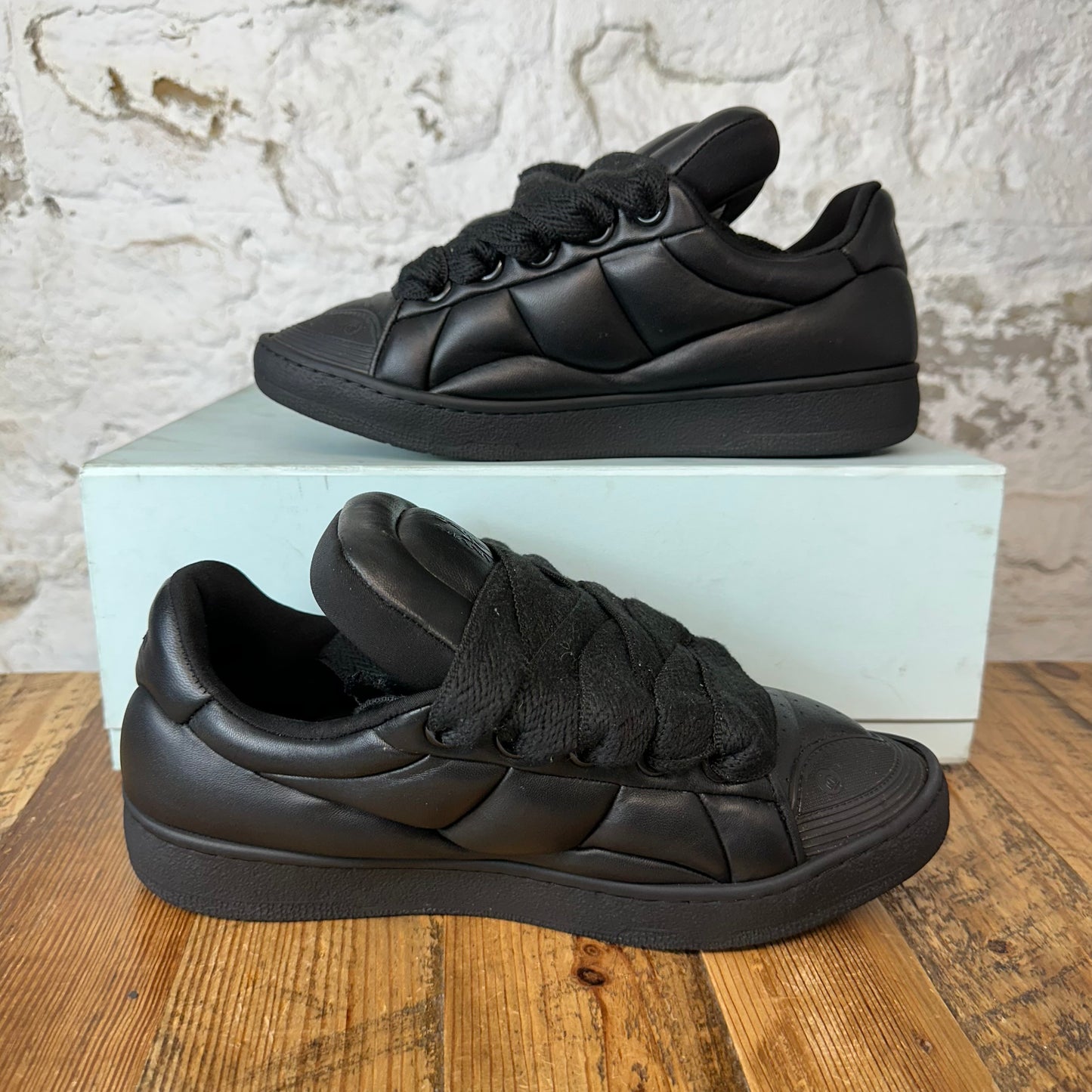 Lanvin Curb Triple Black XL Sneaker Sz 9 (42)