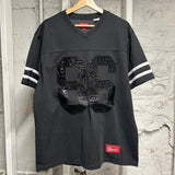 Supreme 86 Black Scales Football Jersey Sz L