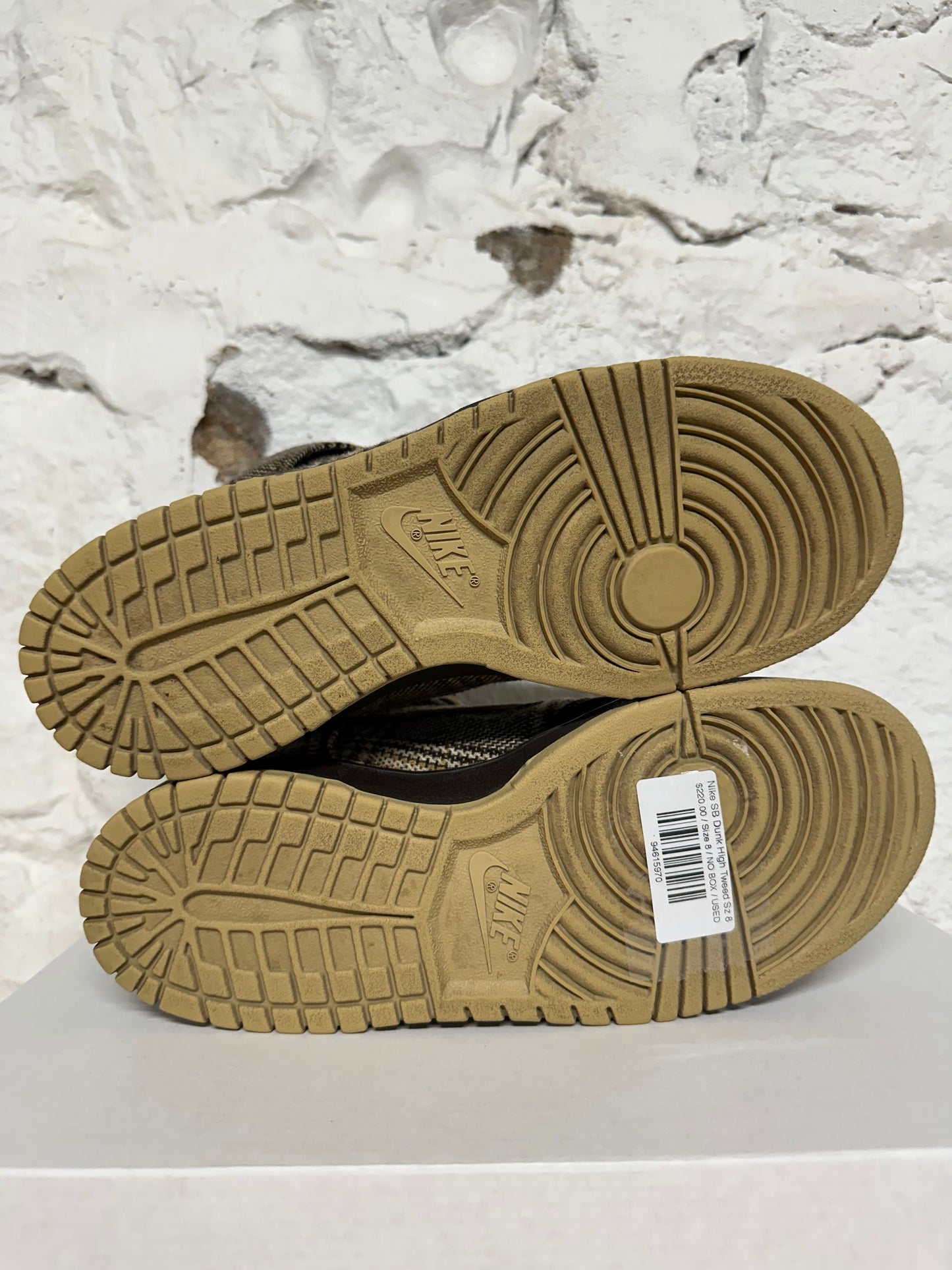 Nike SB Dunk High Tweed Sz 8