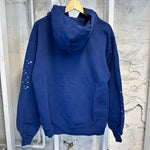 Sp5der Navy Pink Hoodie