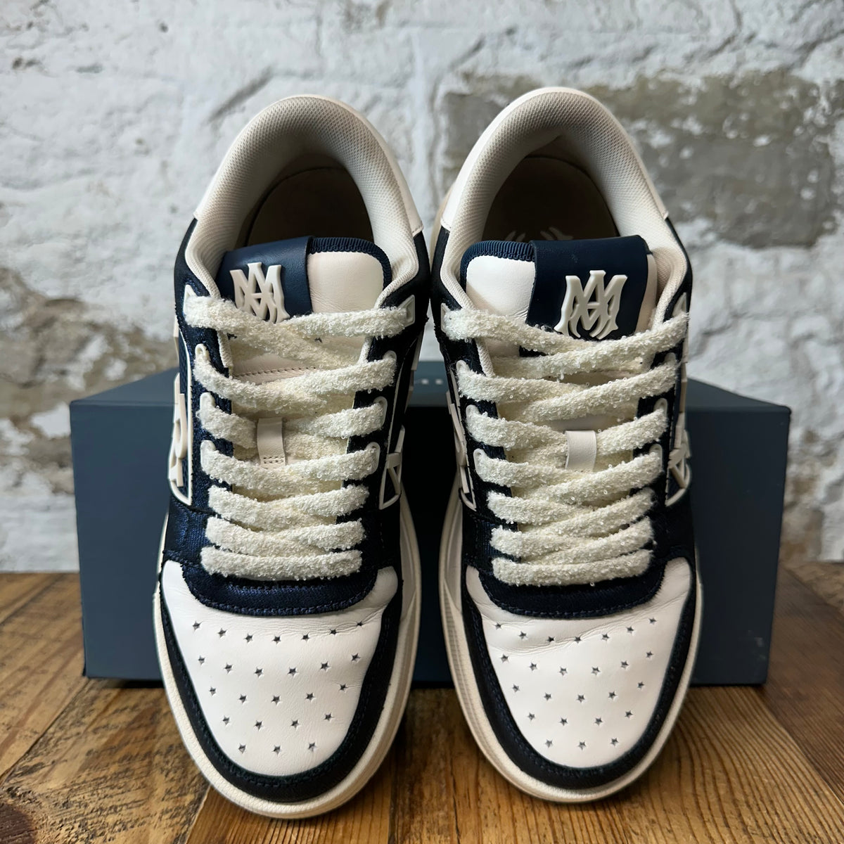 Amiri Classic Logo Wet Shimmer Sneaker Sz 6.5 (39)