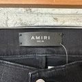 Amiri Paisley Patches Black Denim Jeans Sz 30