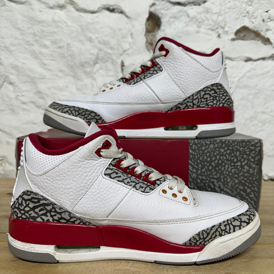 Air Jordan 3 Cardinal Sz 9
