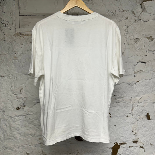 Vale White Cane T-Shirt Sz M