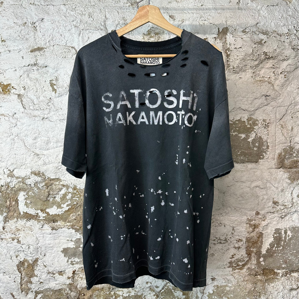 Satoshi Destroyed Luke Black T-Shirt Sz L