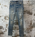 Amiri Distressed Clay Indigo Denim Jeans