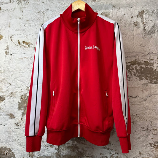 Palm Angels Red White Track Jacket Sz XXL