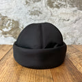 Prada Renylon Padded Black Beanie Sz XL