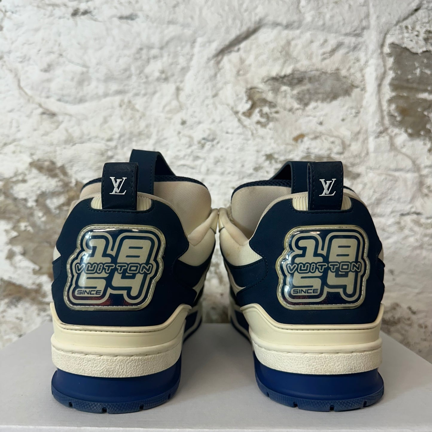 Louis Vuitton Navy White Skate Sneaker Sz 12 (10.5LV)