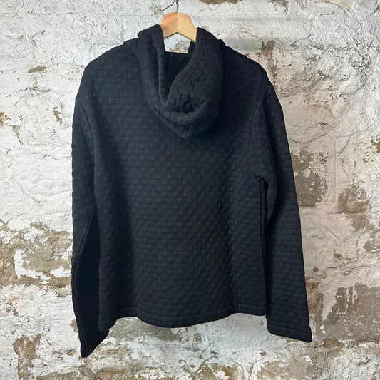 Louis Vuitton Damier Embossed Black Hoodie Sz XL