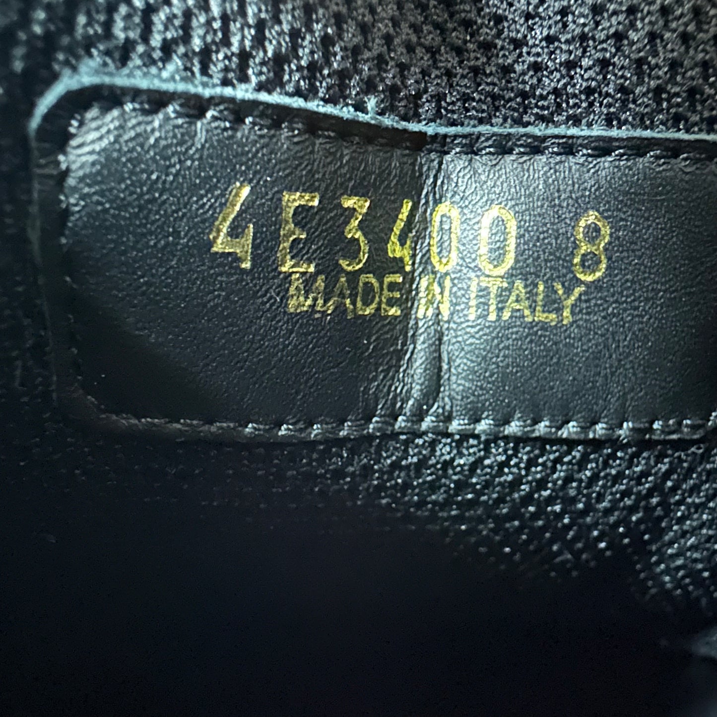 Prada Americas Cup Triple Black Patent Sneaker Sz 8