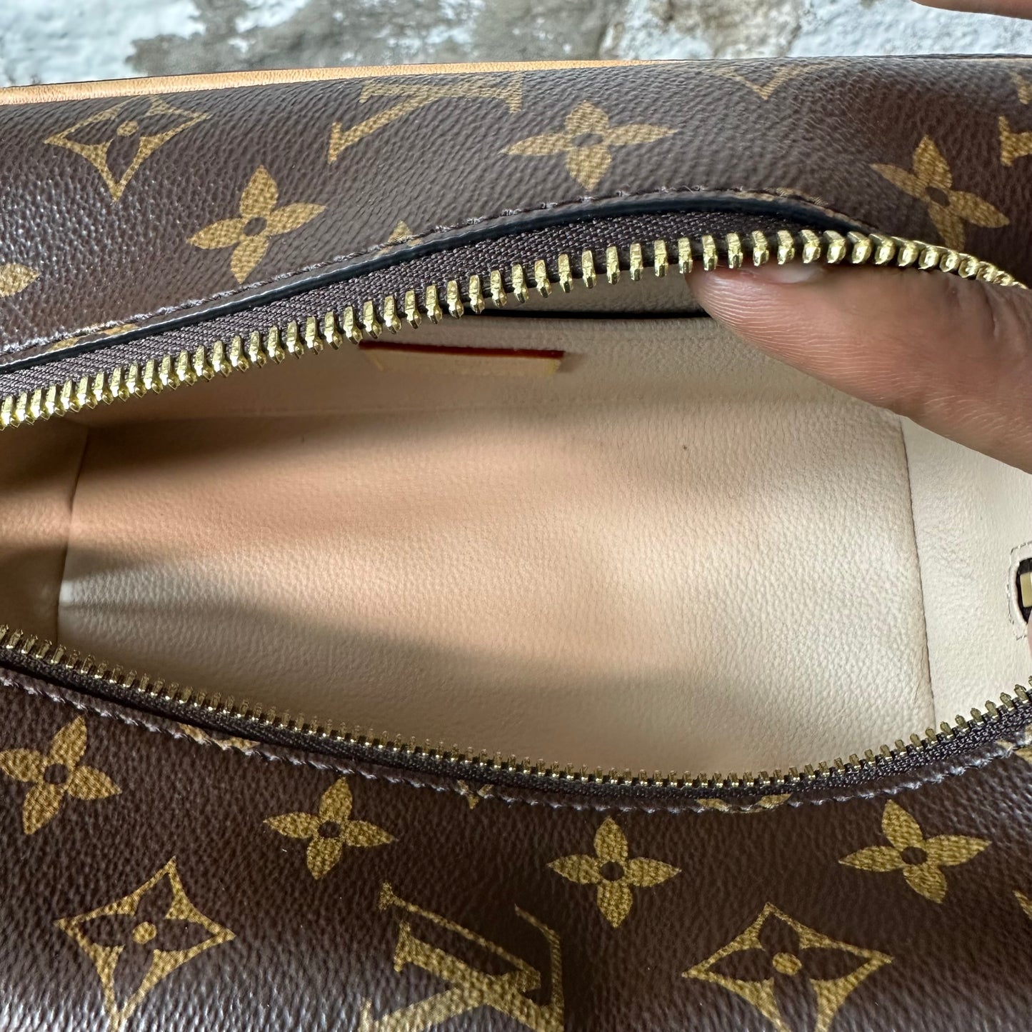 Louis Vuitton Monogram Locker Dopp Kit Toiletry Bag