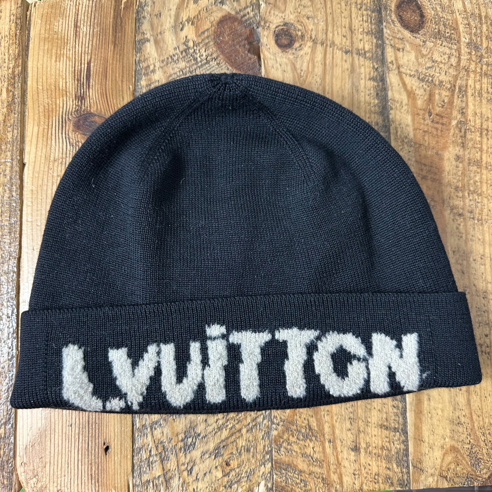 Louis Vuitton Monogram Black Blast Beanie