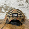 Burberry Check Tan Plaid Hat Sz L