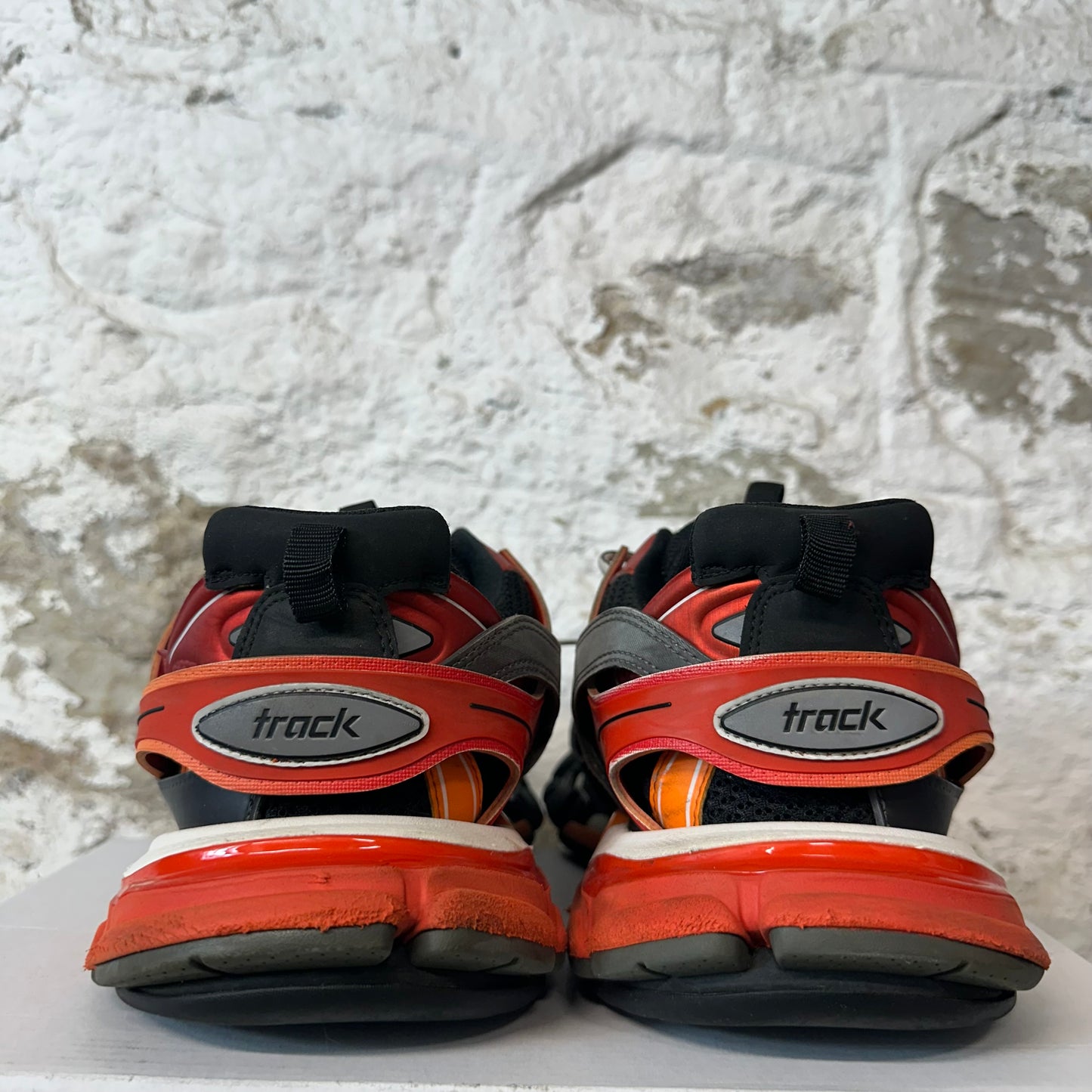 Balenciaga Track Runner Orange Black Grey Sneaker Sz 13 (46)