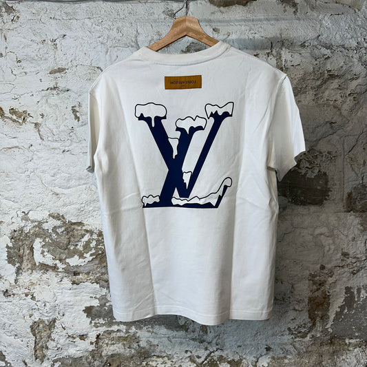 Louis Vuitton Kickflip T-shirt White Sz S (Stained)