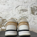 Chanel White CC Tan Tweed Trainer Sneaker Sz 4.5 (36.5)