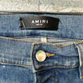 Amiri Plain River Indigo Blue Denim Jeans Sz 32