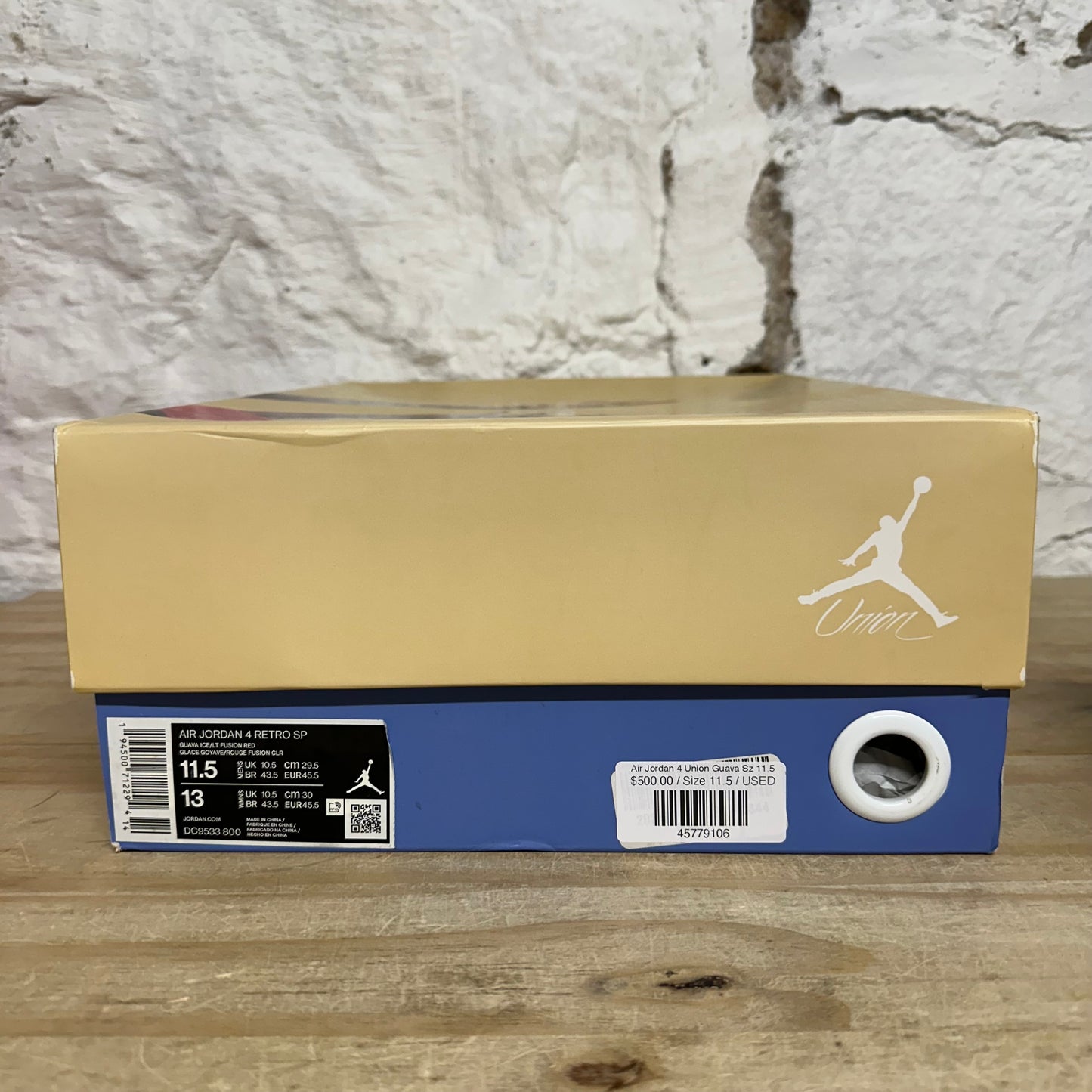 Air Jordan 4 Union Guava Ice Sz 11.5