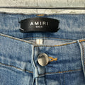 Amiri MX1 Pink Tye Dye Blue Denim Jeans Sz 31