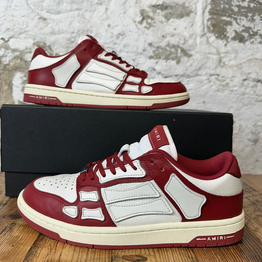 Amiri White Skeleton White Red Sneaker Sz 8 (41)
