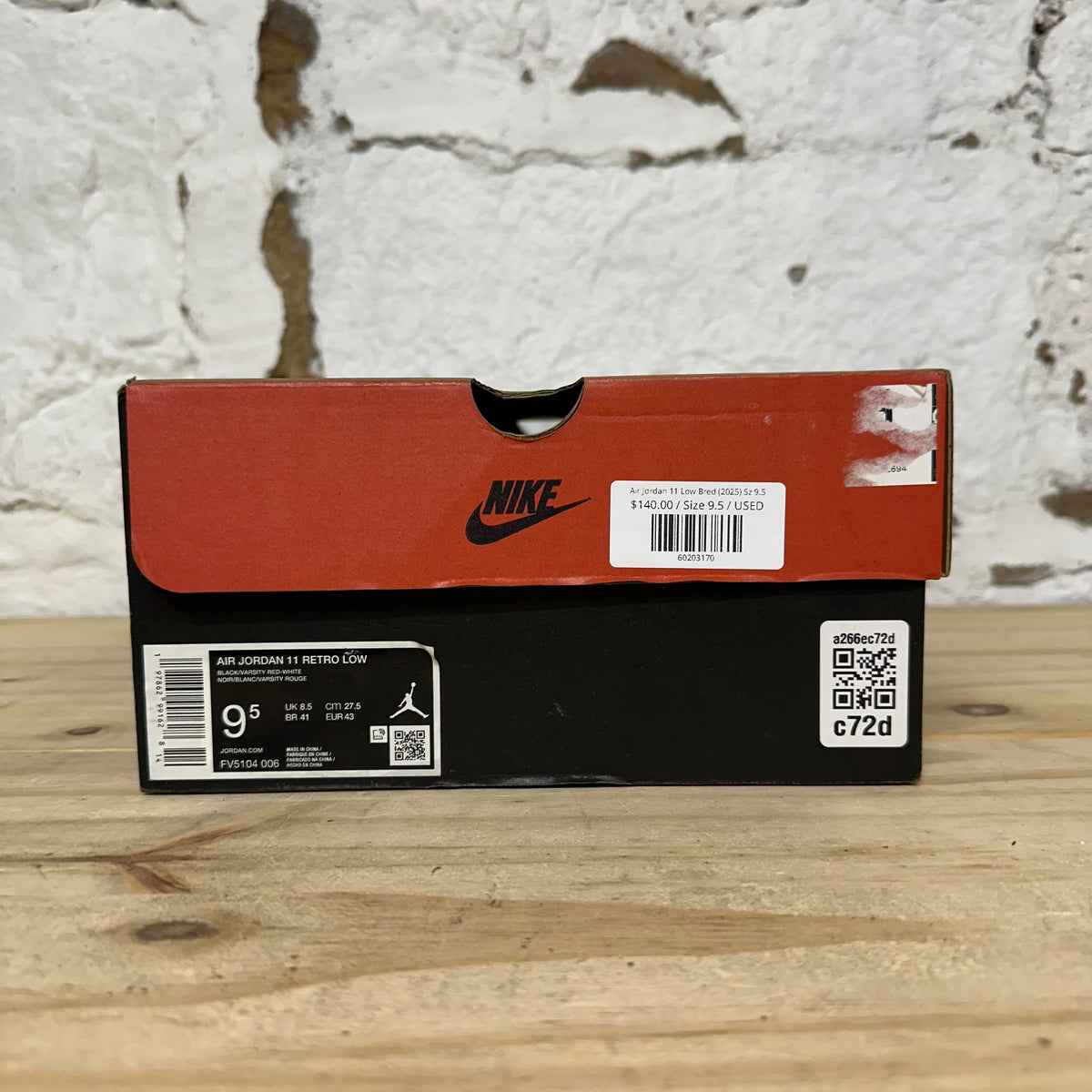 Air Jordan 11 Low Bred (2025) Sz 9.5
