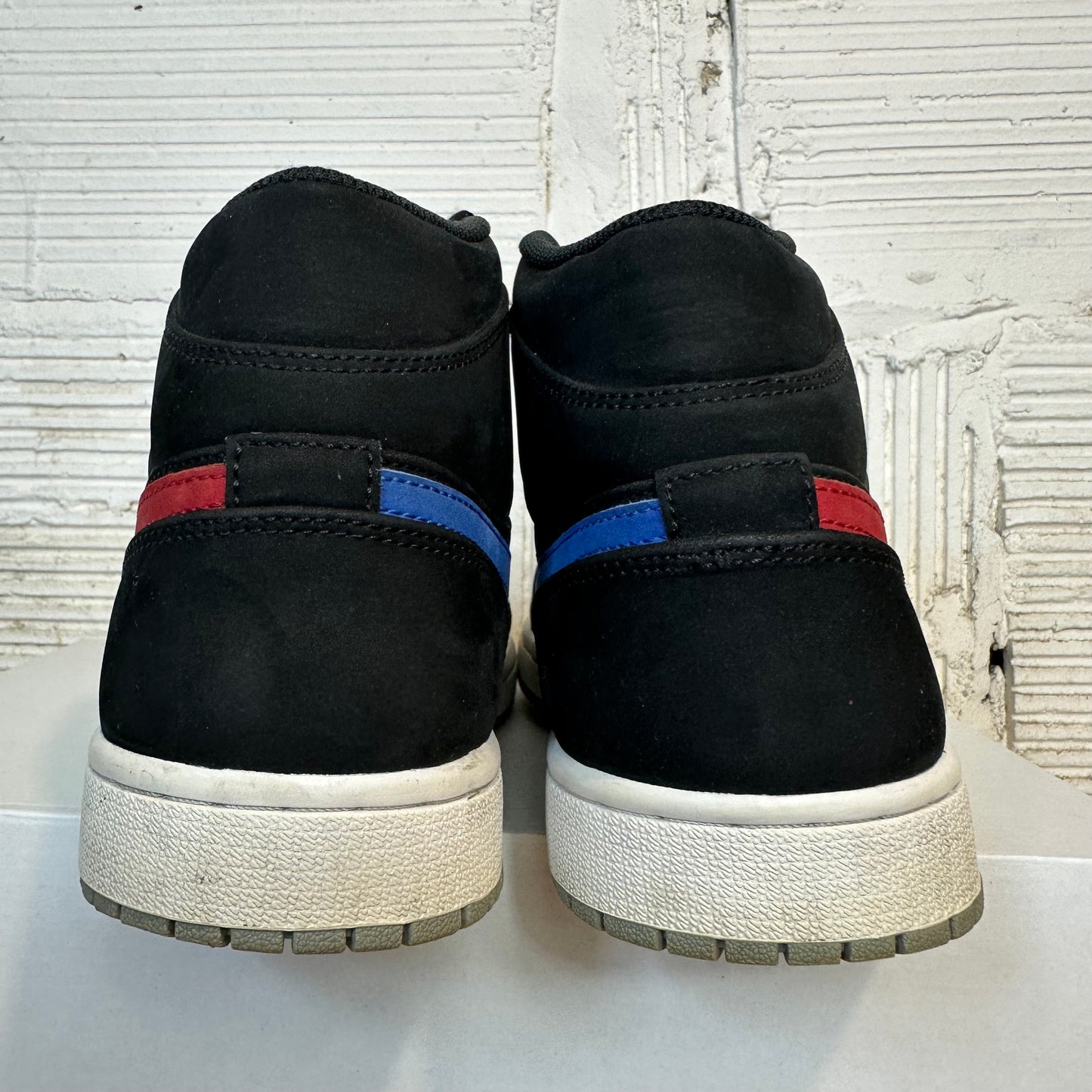 Air Jordan 1 Mid Multi Color Swoosh Sz 9.5