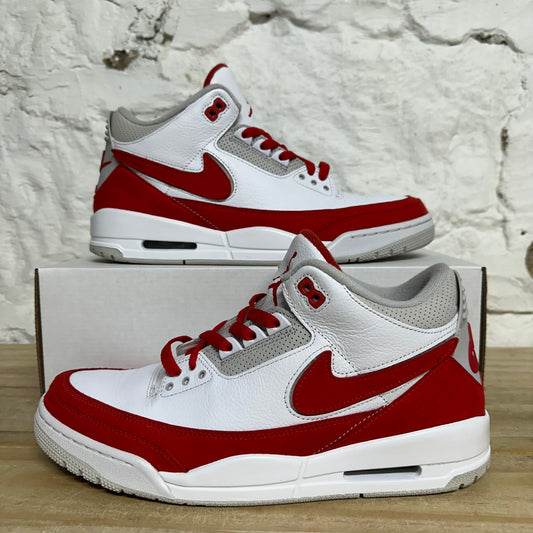 Air Jordan 3 Tinker White University Red Sz 11