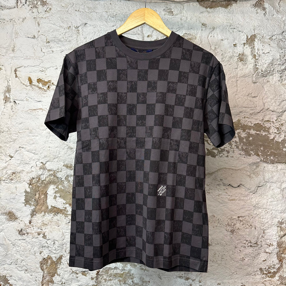 Louis Vuitton Marque Damier T-shirt Grey Sz S