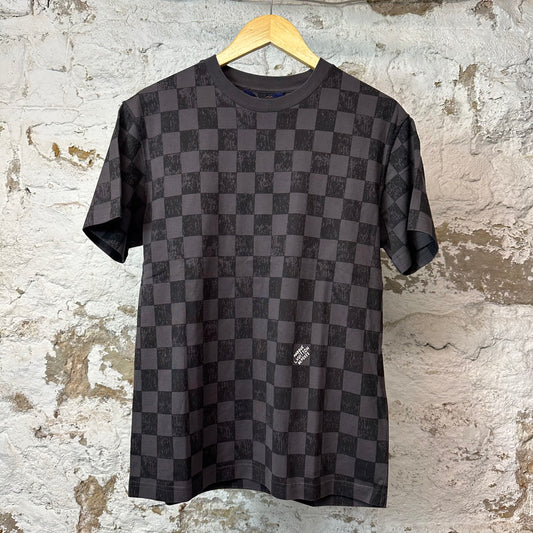 Louis Vuitton Marque Damier T-shirt Grey Sz S