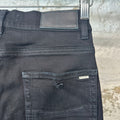 Amiri Crystal Stripe Black Denim Jeans Sz 28