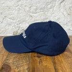 Palm Angels Navy Spellout Hat