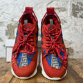 Versace Chain Reaction Blue Red White Sneaker Sz 8 (41)