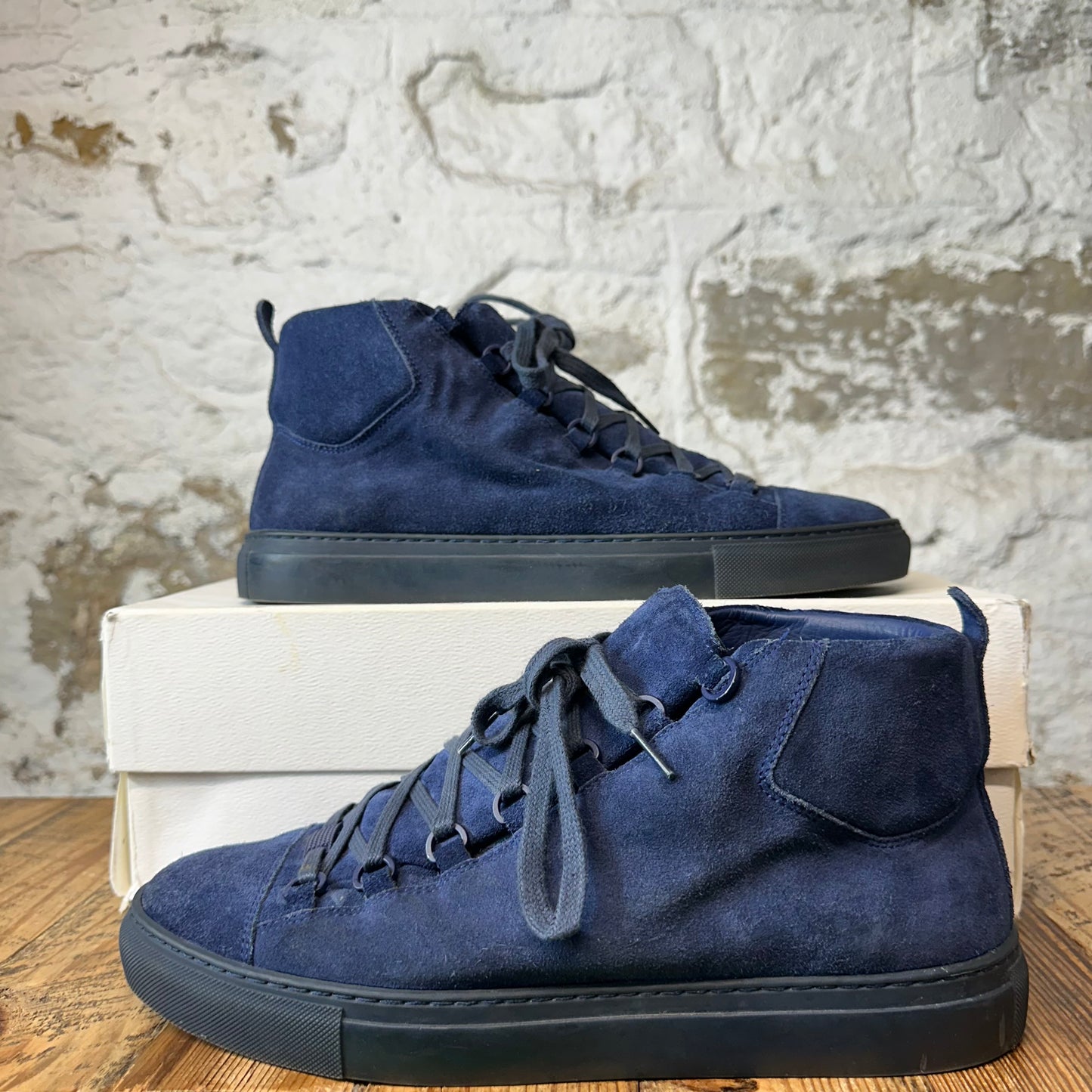 Balenciaga Arena Blue Suede Sneaker Sz 10 (43)